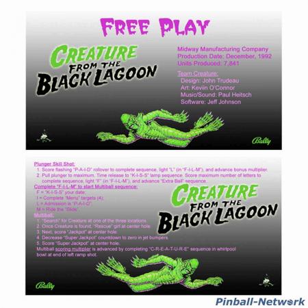 Creature From The Black Lagoon Custom Cards