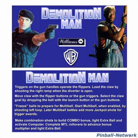 Demolition Man Custom Cards, Design 2