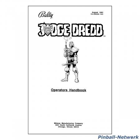 Judge Dredd Operators Handbook, Original