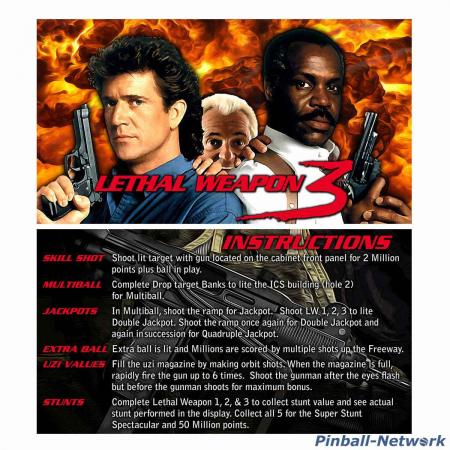 Lethal Weapon 3 Custom Cards