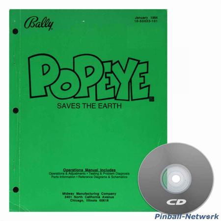 Popeye Saves The Earth Operations Manual