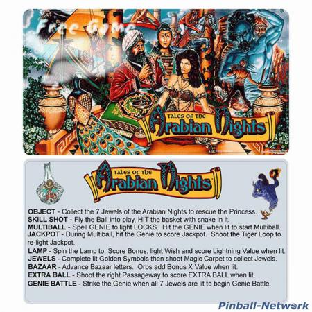 Tales Of The Arabian Nights Custom Cards, Design 2