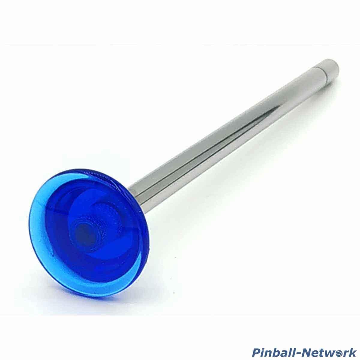 Kunststoffknauff blau transparent
