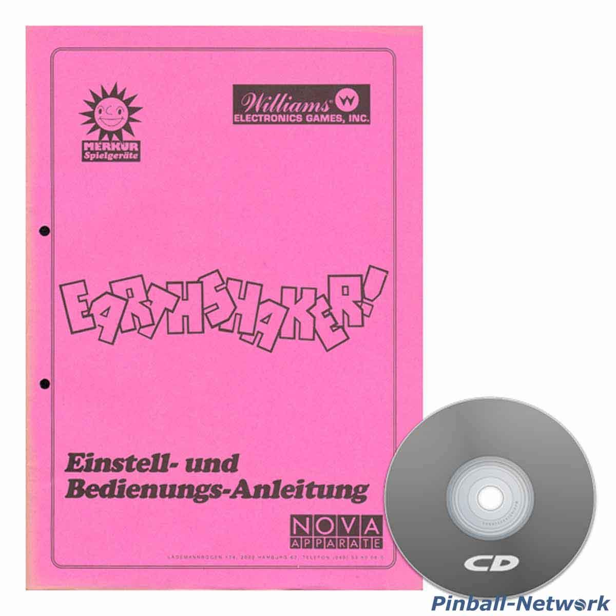 Earthshaker Einstell- und Bedienungs-Anleitung