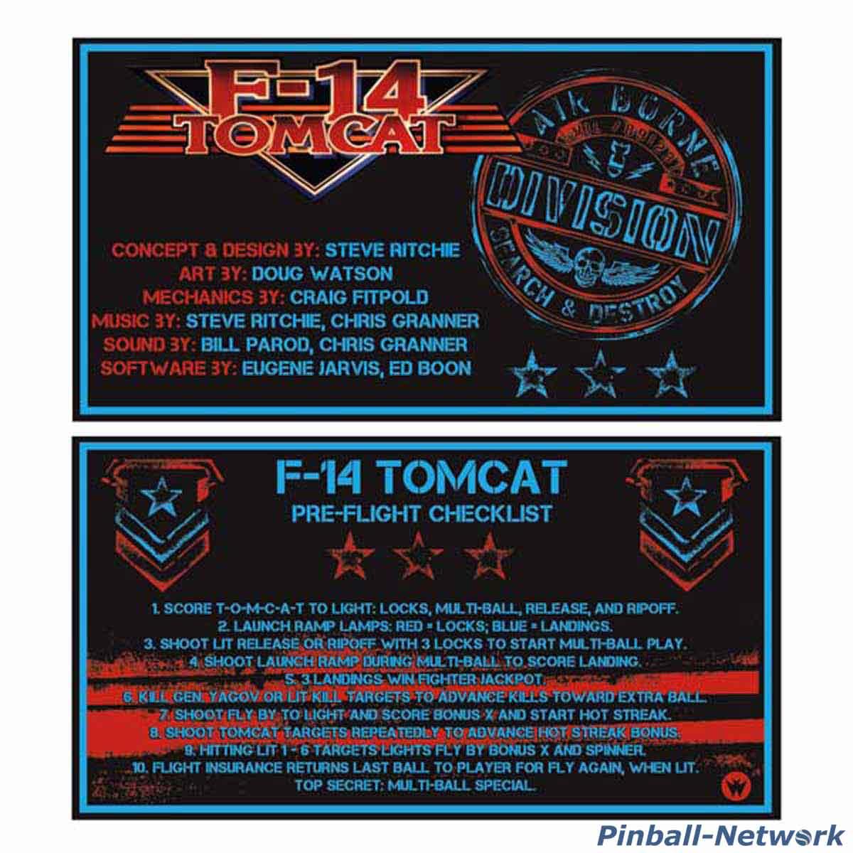 F-14 Tomcat Custom Cards, Design 2