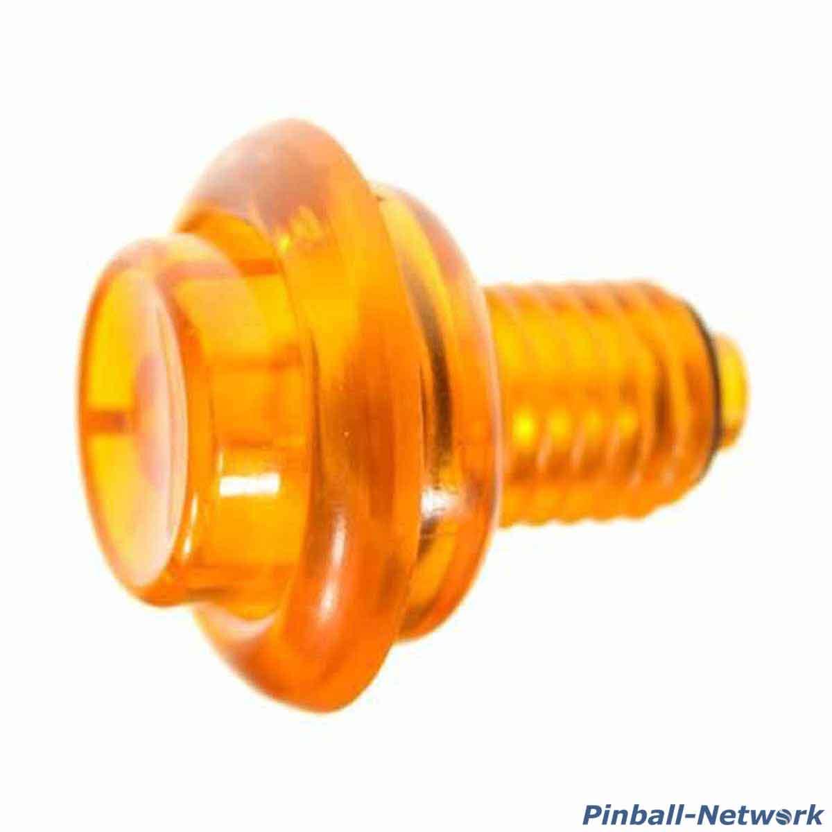 Flipperknopf orange transparent