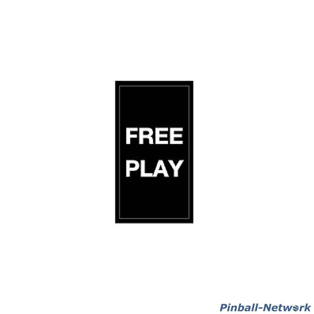 Geldeinwurfschild Free Play