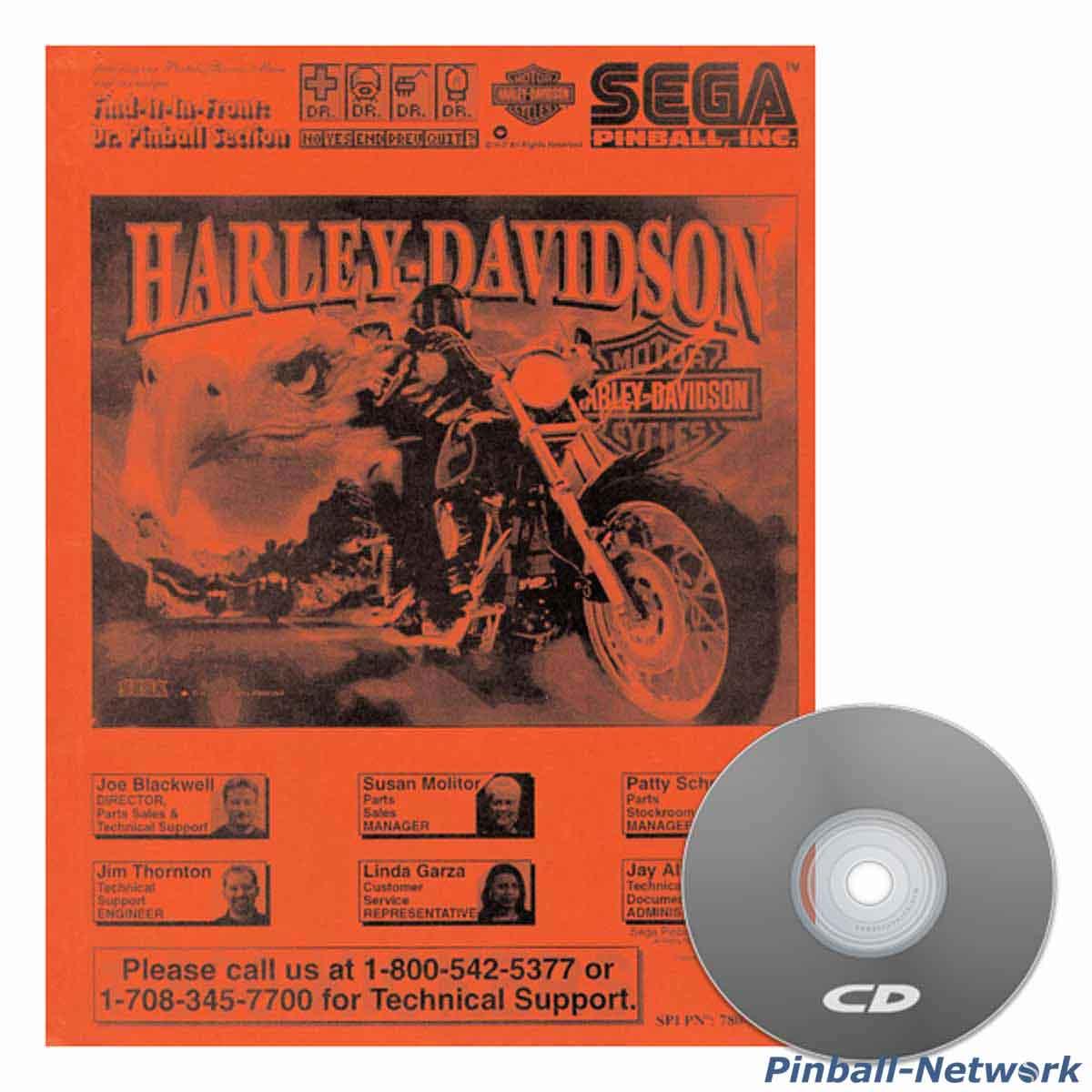 Harley-Davidson Sega Operations Manual - www.flipperteile.de