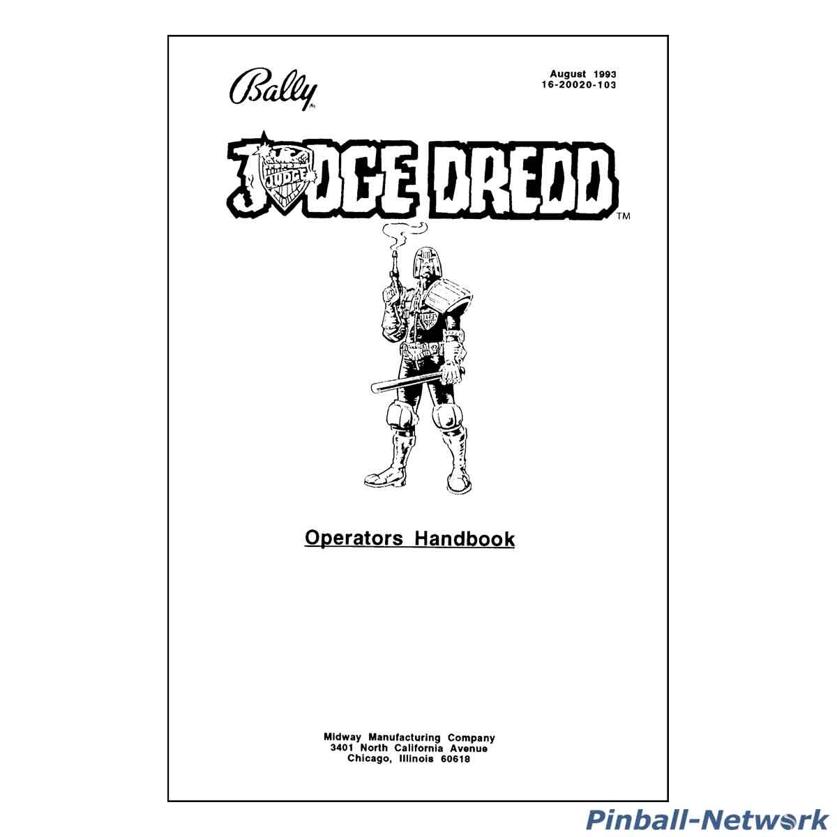 Judge Dredd Operators Handbook, Original