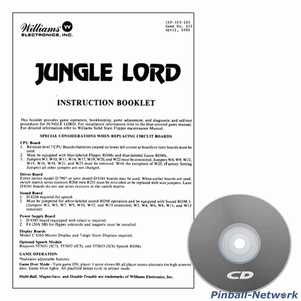 Jungle Lord Operators Handbook