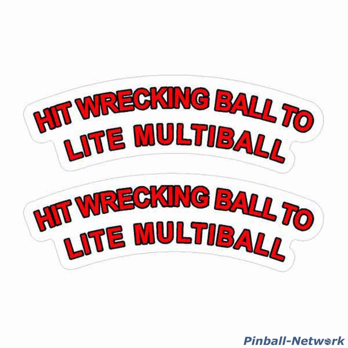 Junk Yard Wreck Ball Decals