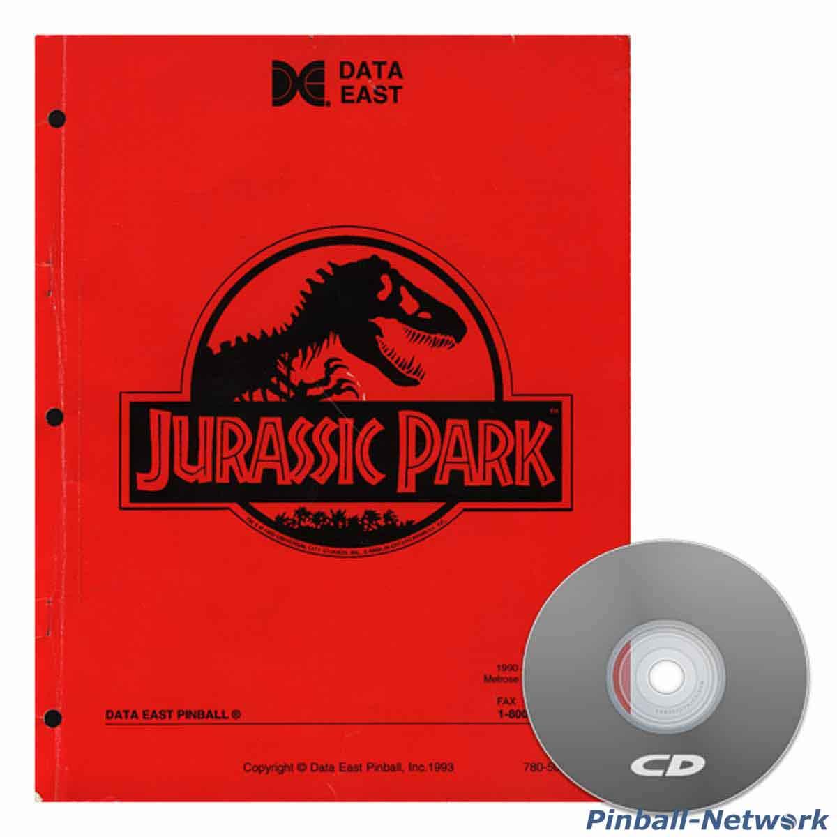 Jurassic Park Data East Operations Manual