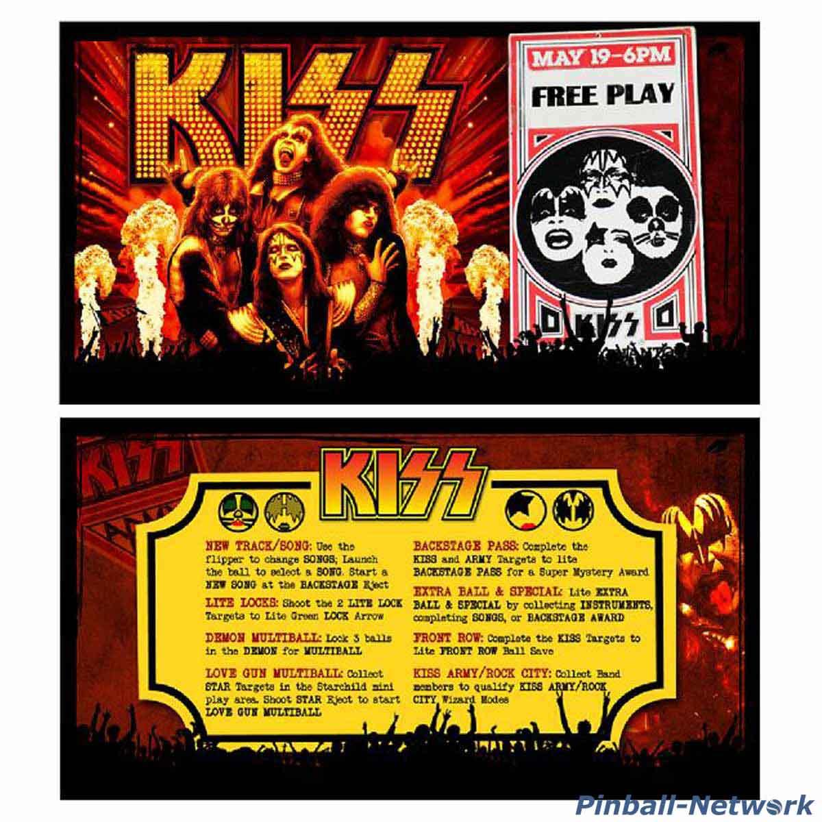 KISS Stern Custom Cards, Design 1