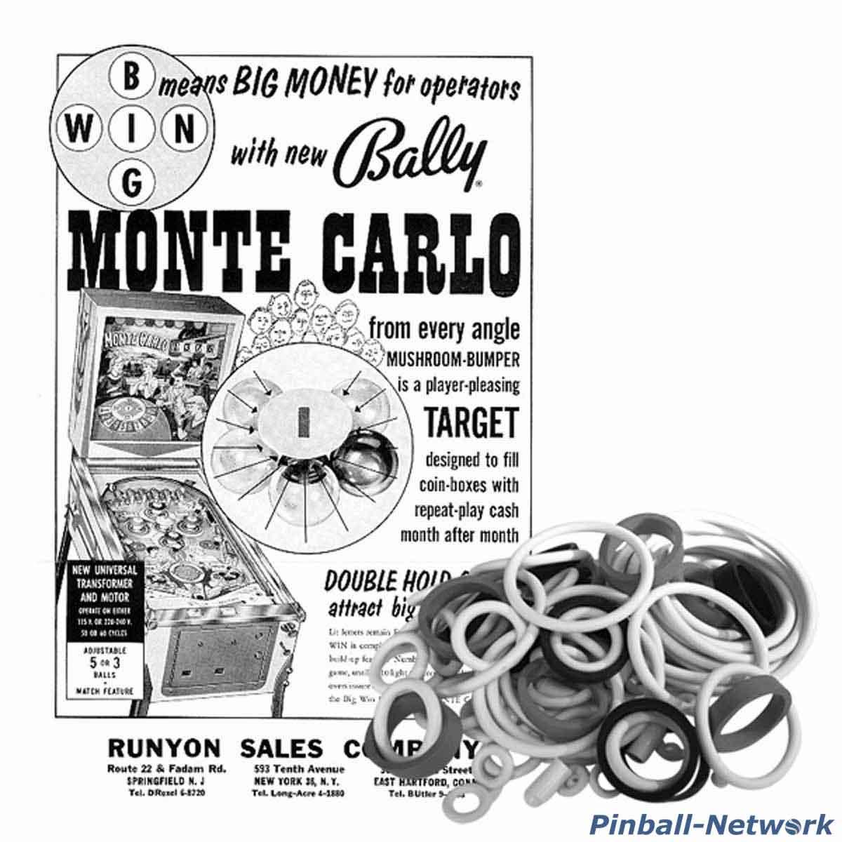 Monte Carlo Bally 1963 Gummisortiment