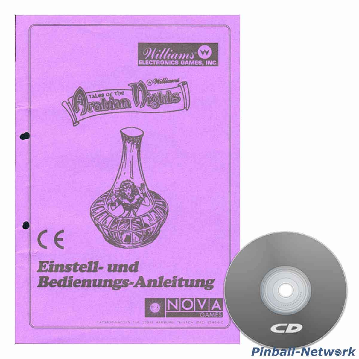 Tales Of The Arabian Nights Einstell- und Bedienungs-Anleitung