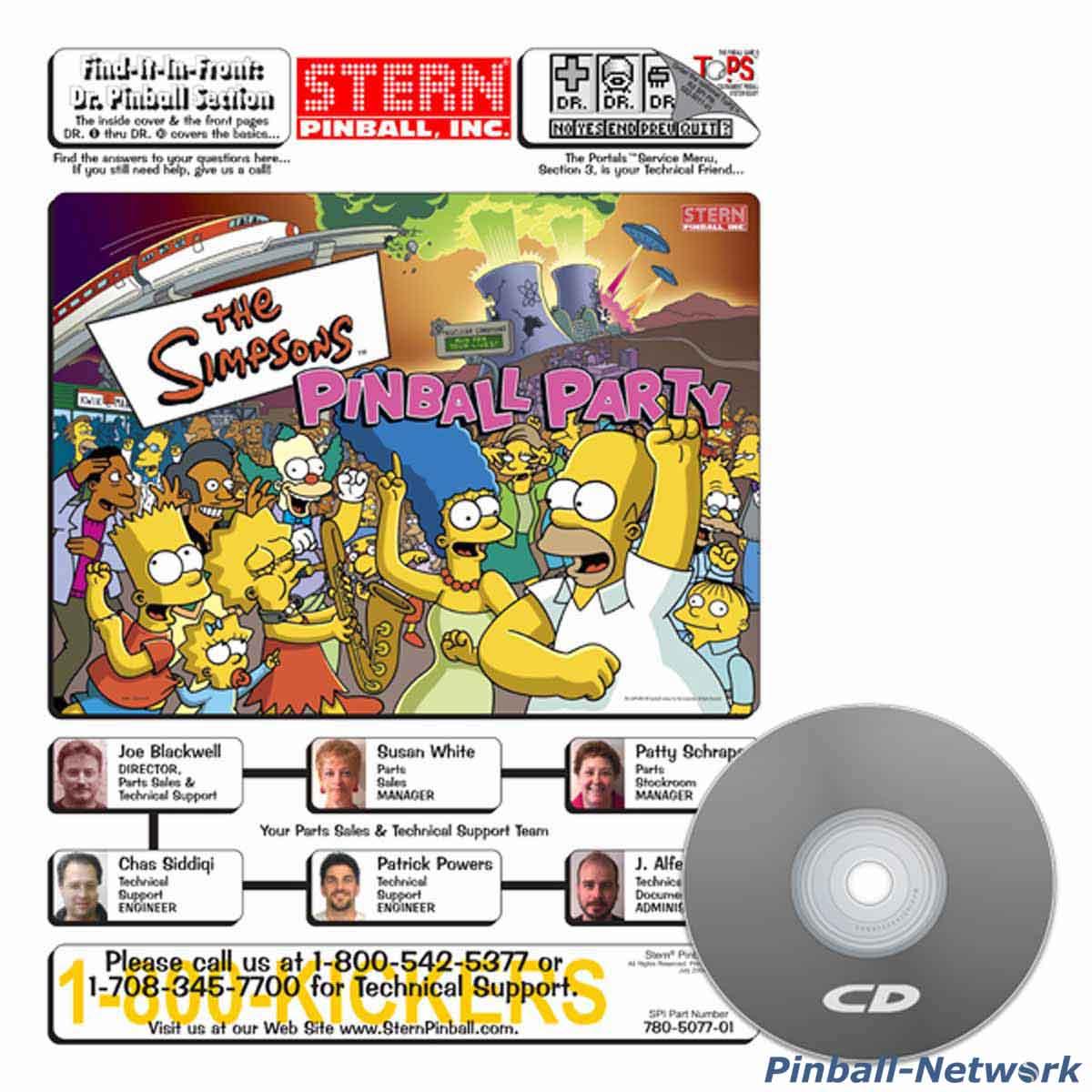 The Simpsons Pinball Party Operations Manual