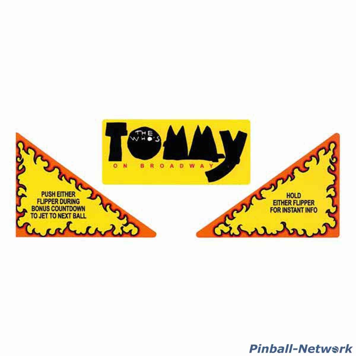 The Who's Tommy Pinball Wizard Apron Decals