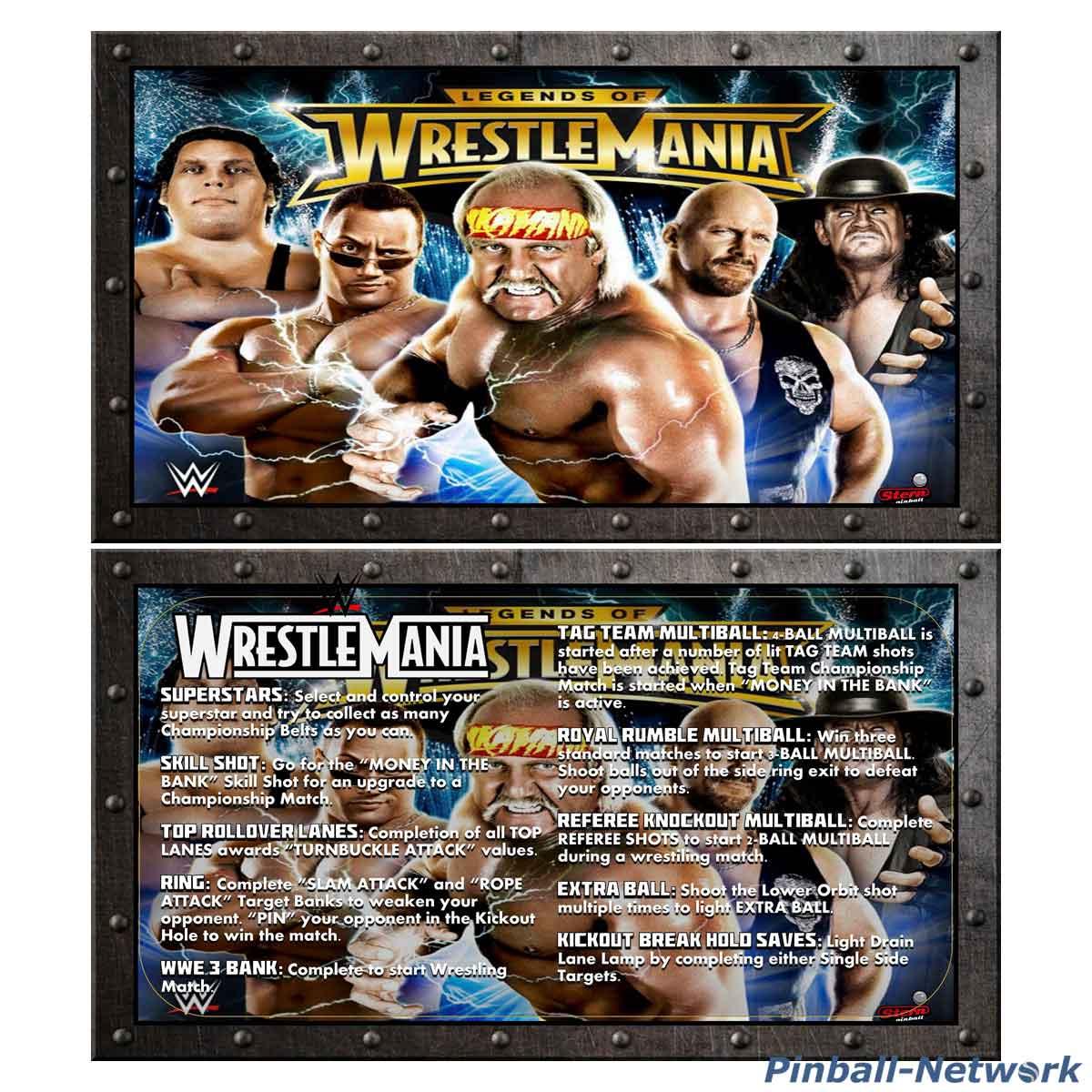 Wrestlemania Custom Cards